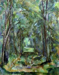 Alej v Chantilly, 1888